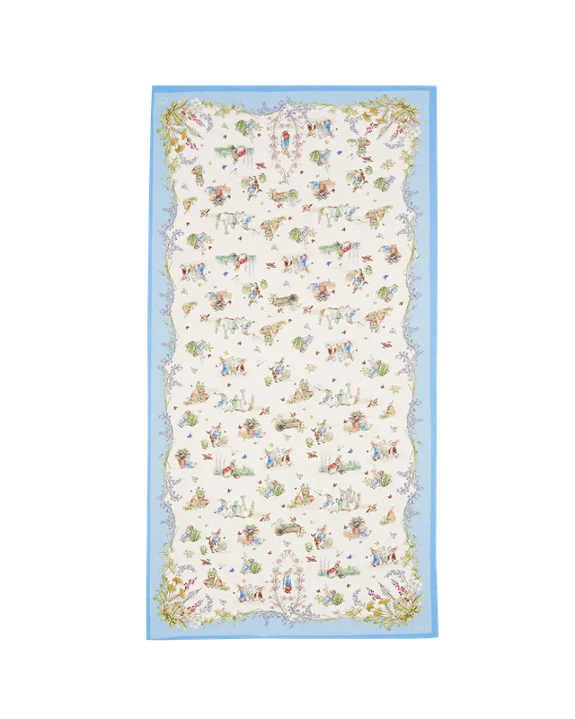 fable-england-peter-rabbit-rechteckschal-schal-creme-leicht image 1