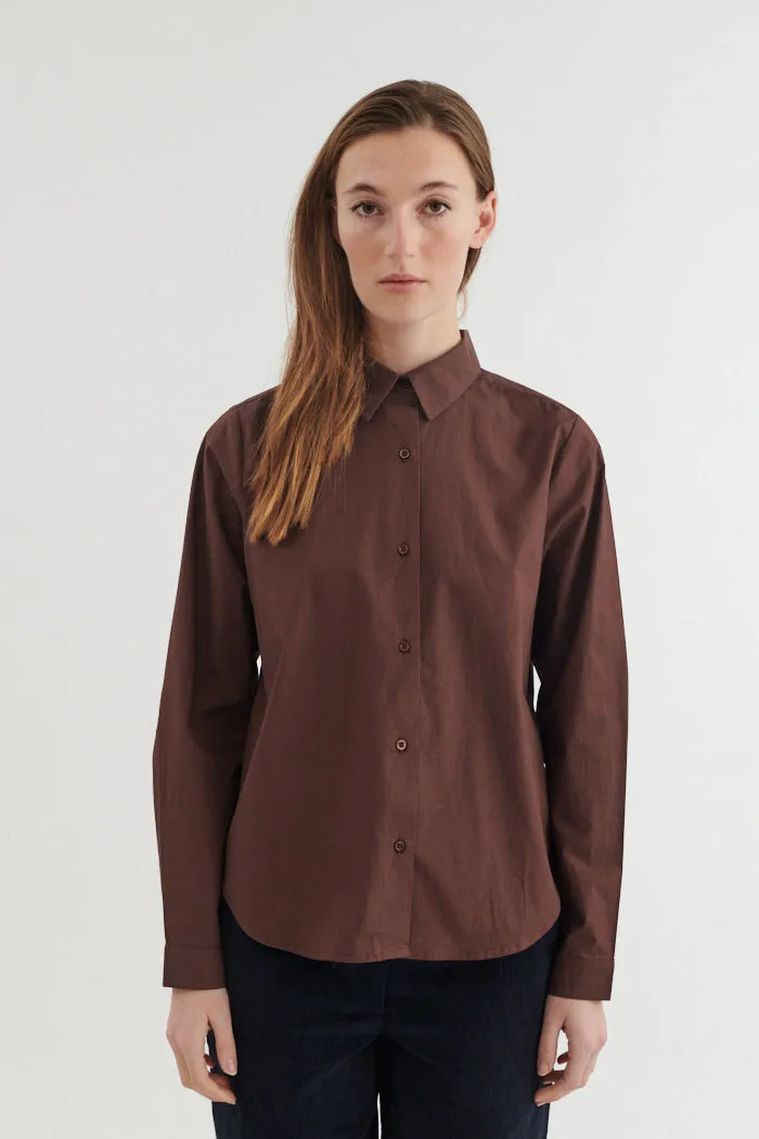 basic-apparel-silje-shirt-bluse-chicory-coffee-gots-bio image 1