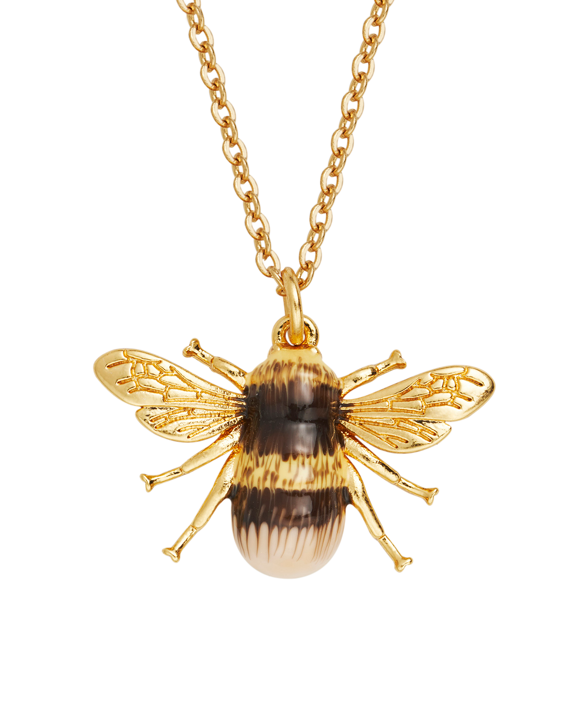 fable-england-bienen-schmuckset-gold-kette-und-brosche image 4