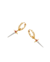 fable-england-rose-dagger-huggie-ohrringe-gold image 4