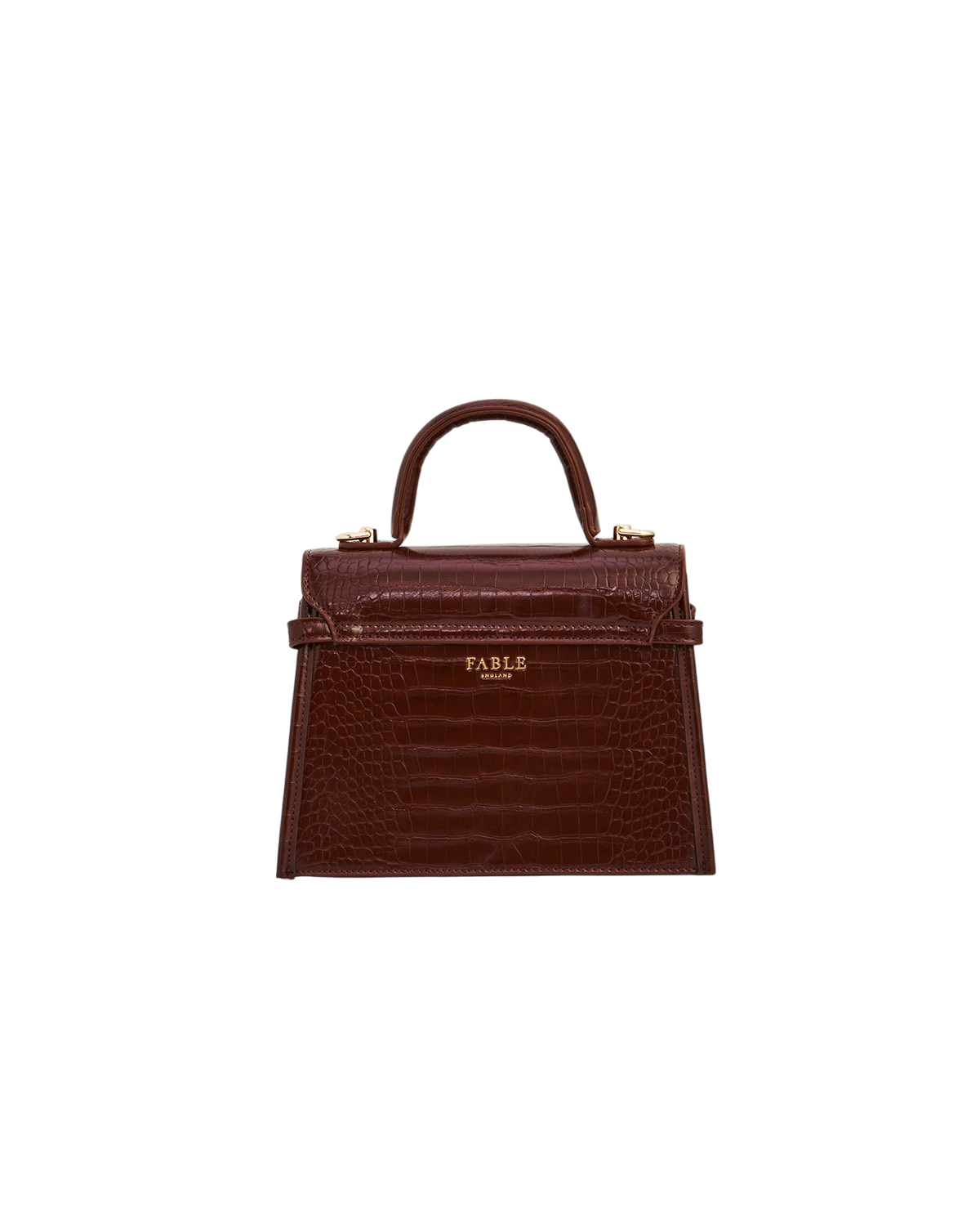 fable-england-eliza-handtasche-bordeaux-kroko-klein image 5