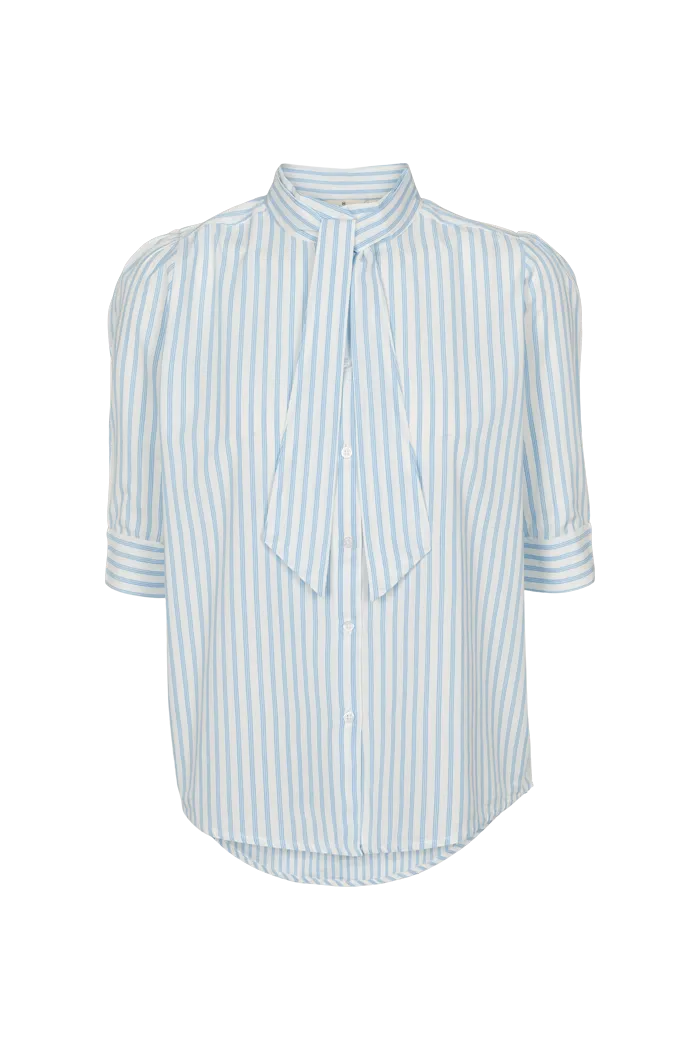 basic-apparel-aya-tieband-shirt-bluse-birch-alaskan-blue-bio image 1