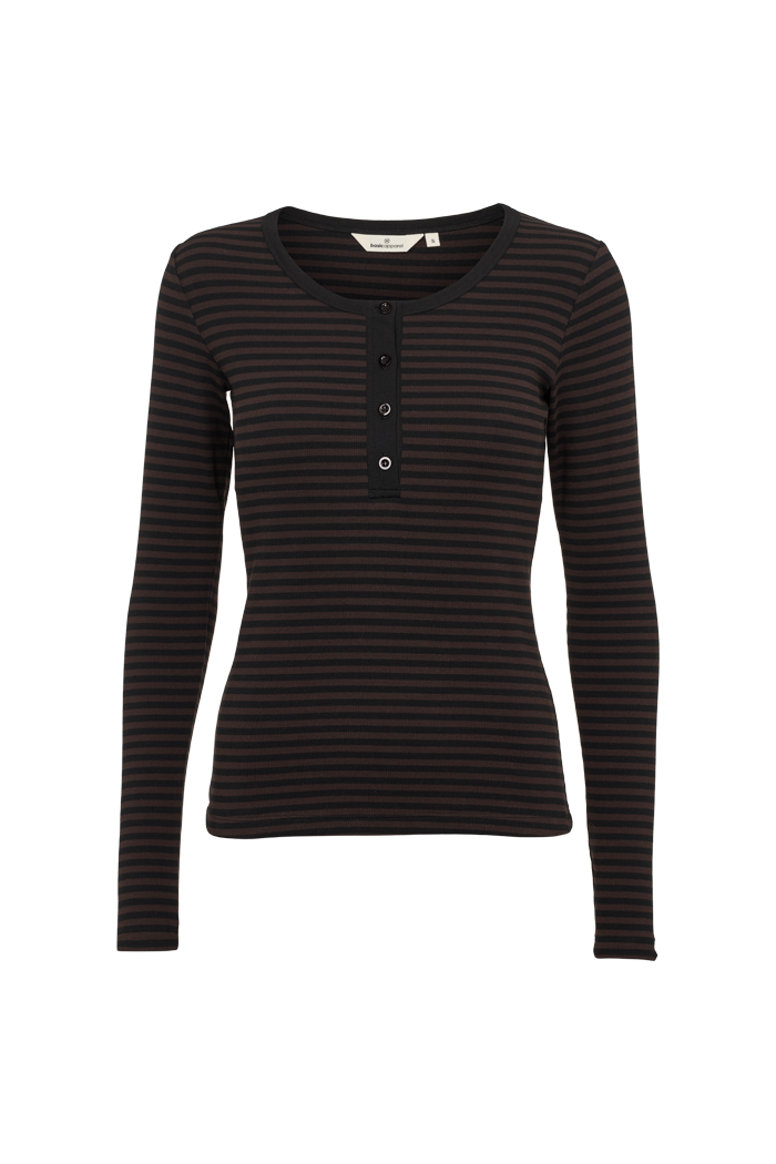 basic-apparel-ludmilla-ls-granddad-shirt-chocolate-torte-bio image 5