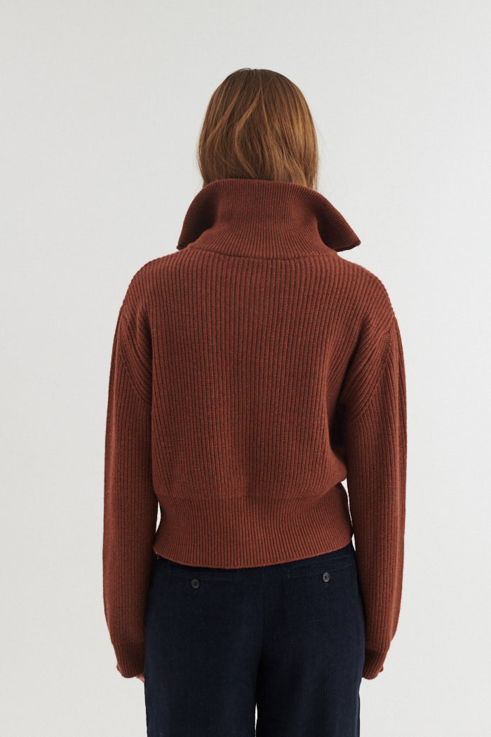 basic-apparel-cady-zip-cardigan-tortoise-shell-wolle image 4