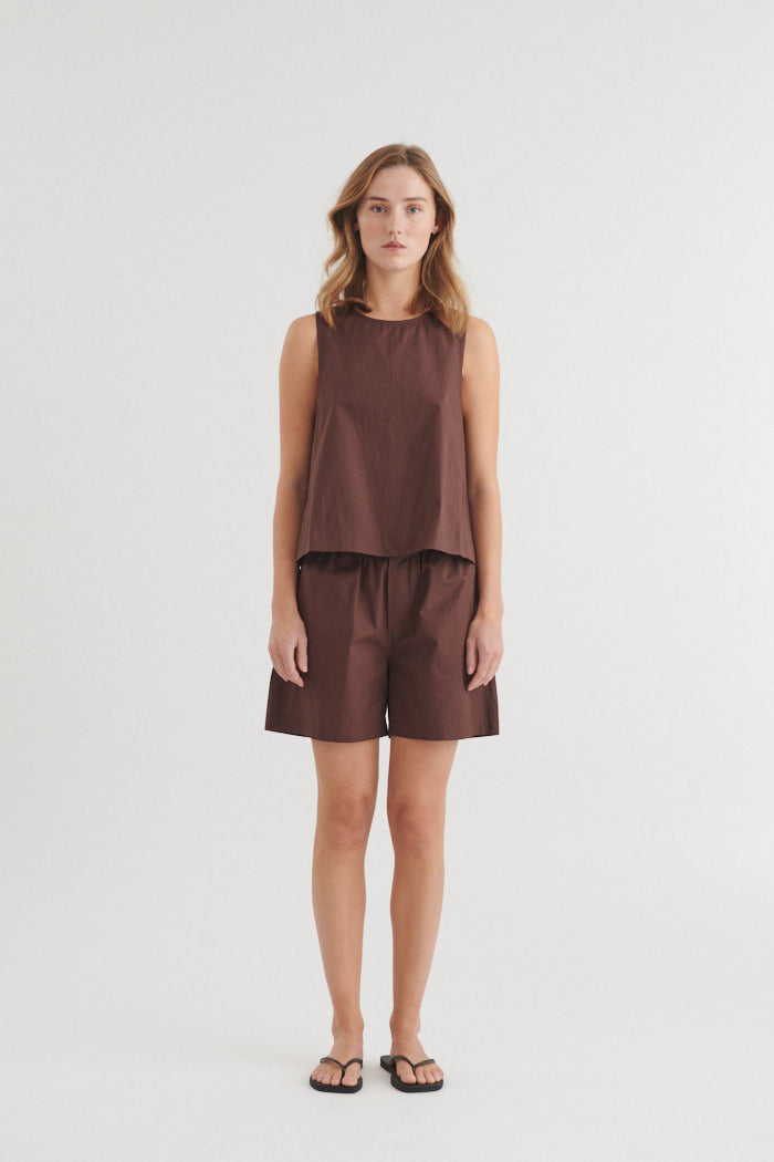 basic-apparel-silje-shorts-baumwollshorts-chicory-coffee-gots image 4