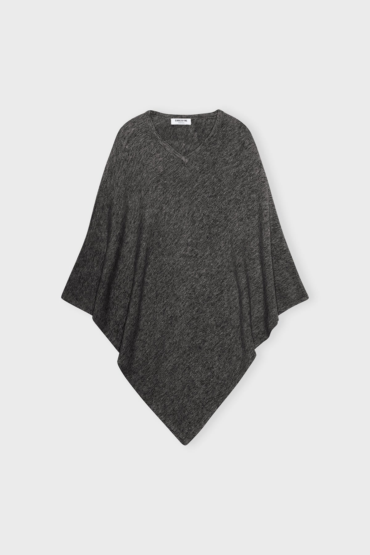 care-by-me-lise-poncho-kaschmir-dunkelgrau-os image 4