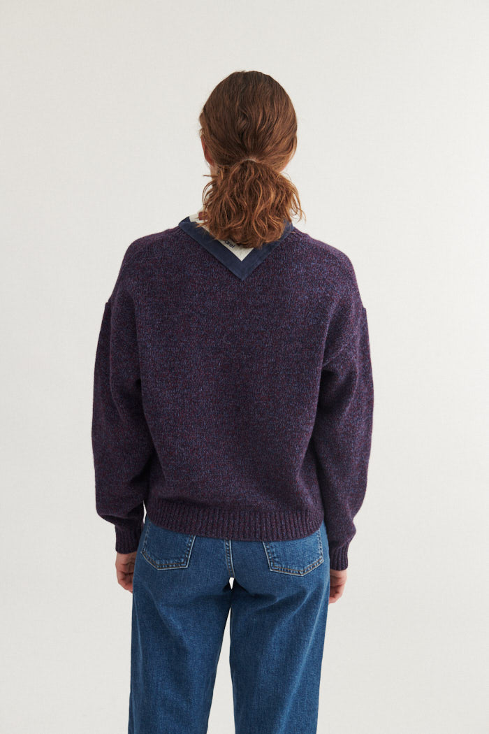 basic-apparel-lily-crew-neck-pullover-bordeaux-recycelte-wolle image 3