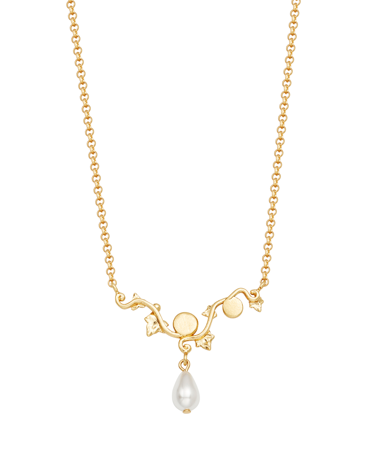 fable-england-ivy-pearl-halskette-gold-glasperle image 5