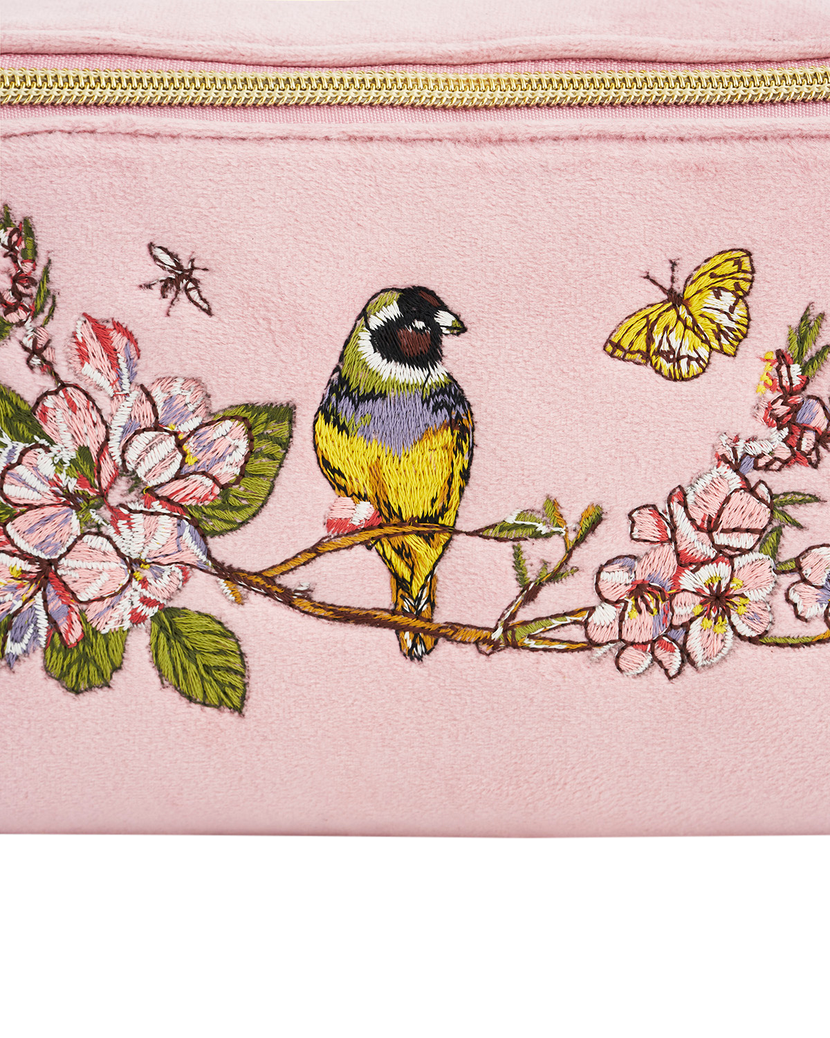 fable-england-pink-love-samt-kosmetiktasche-rosa image 3