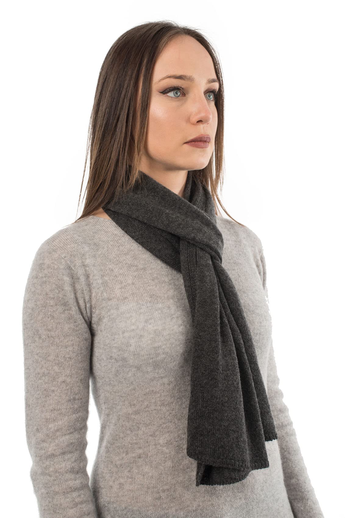 dalle-piane-scarf-uni-100-kaschmir-schal-anthrazit image 1
