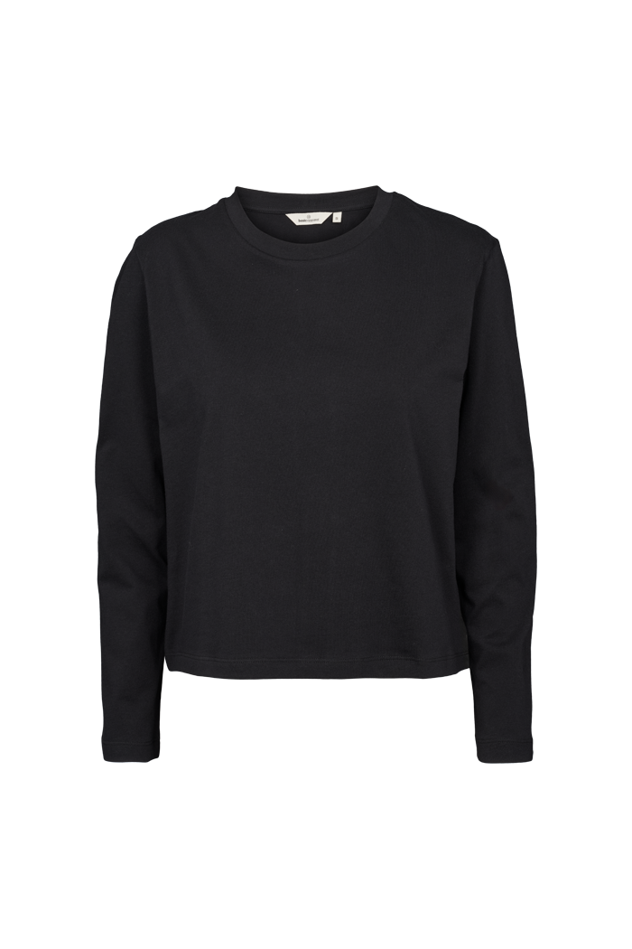 basic-apparel-raja-ls-tee-t-shirt-schwarz-bio-baumwolle image 1