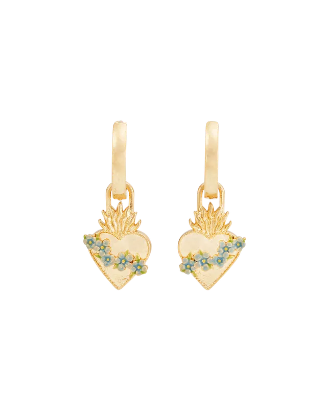 fable-england-sacred-heart-huggie-ohrringe-gold-herz image 1