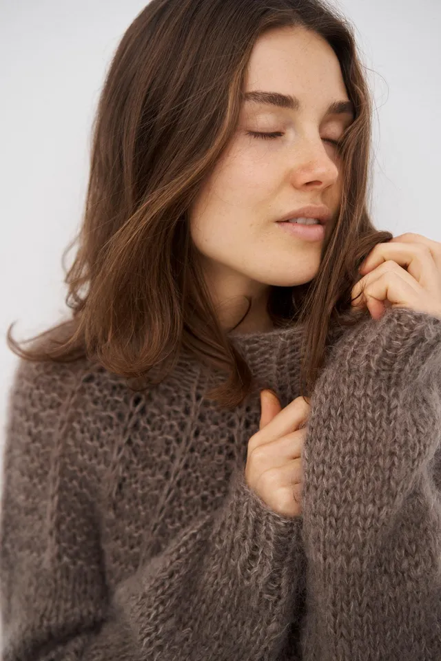 care-by-me-sunil-mohairpullover-dunkelbraun-s image 1