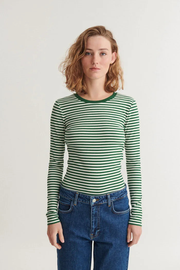 basic-apparel-ludmilla-ls-tee-langarmshirt-gr-n-bio-baumwolle image 1