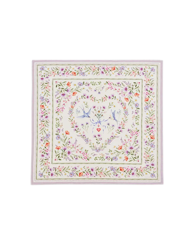 fable-england-forget-me-not-tuch-schal-creme-floral image 1
