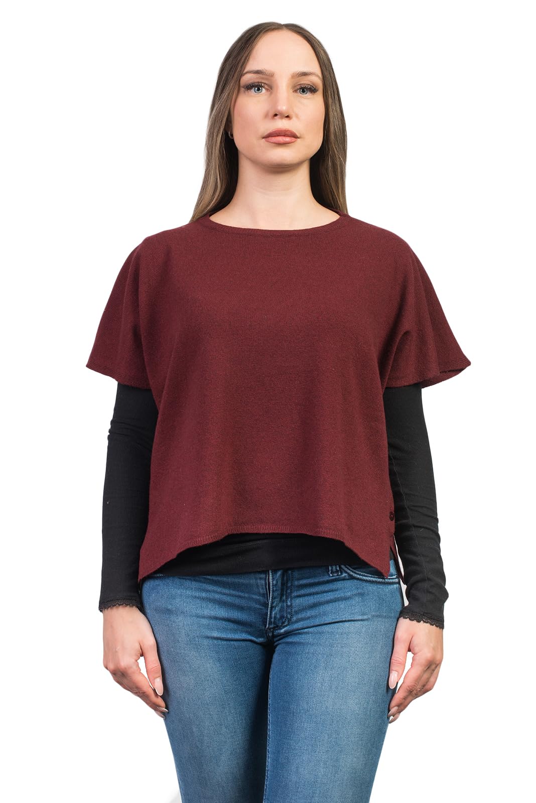 dalle-piane-poncho-wandelbar-kaschmir-poncho-hellblau image 7