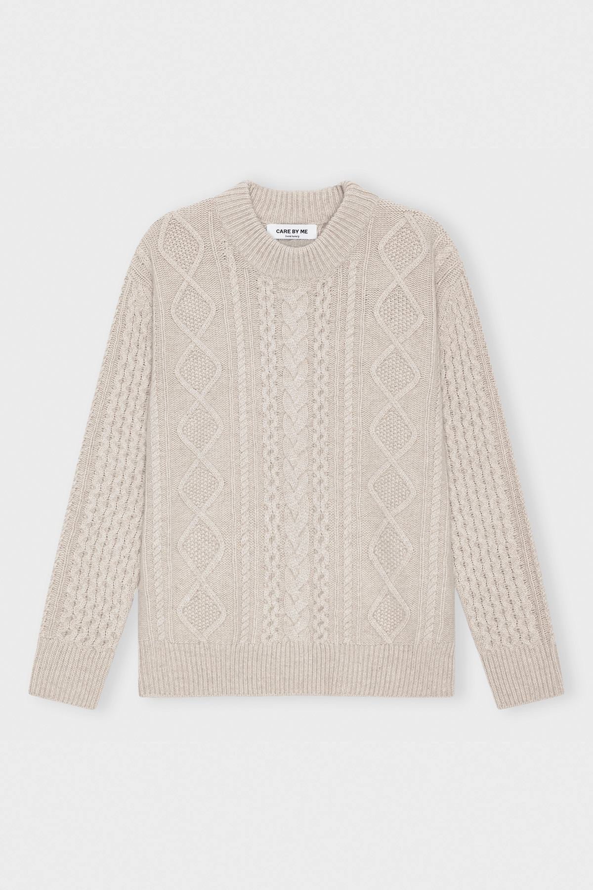 care-by-me-knit-malou-sweater-kaschmir-pullover-wheat image 2