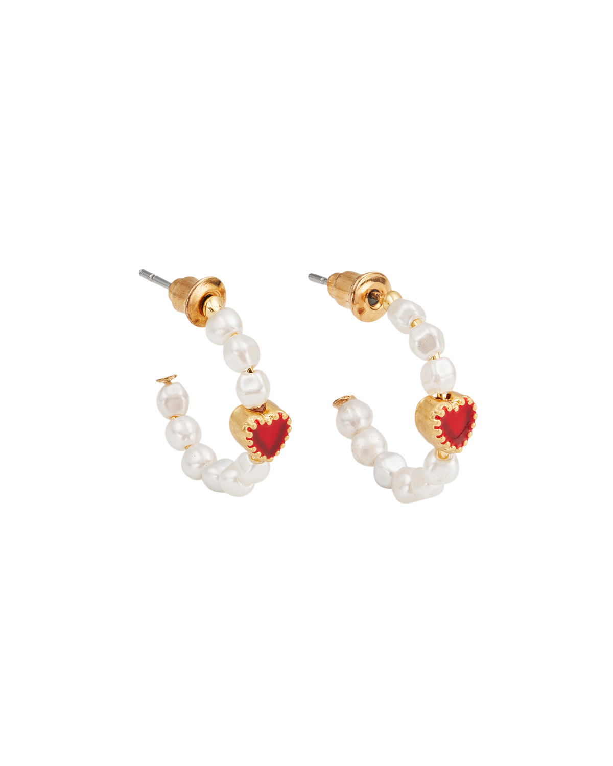 fable-england-love-heart-perlen-schmuckset-gold-rot image 4