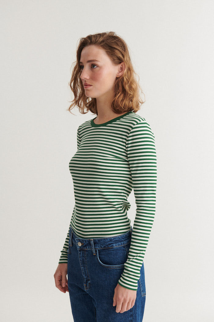 basic-apparel-ludmilla-ls-tee-langarmshirt-gr-n-bio-baumwolle image 2