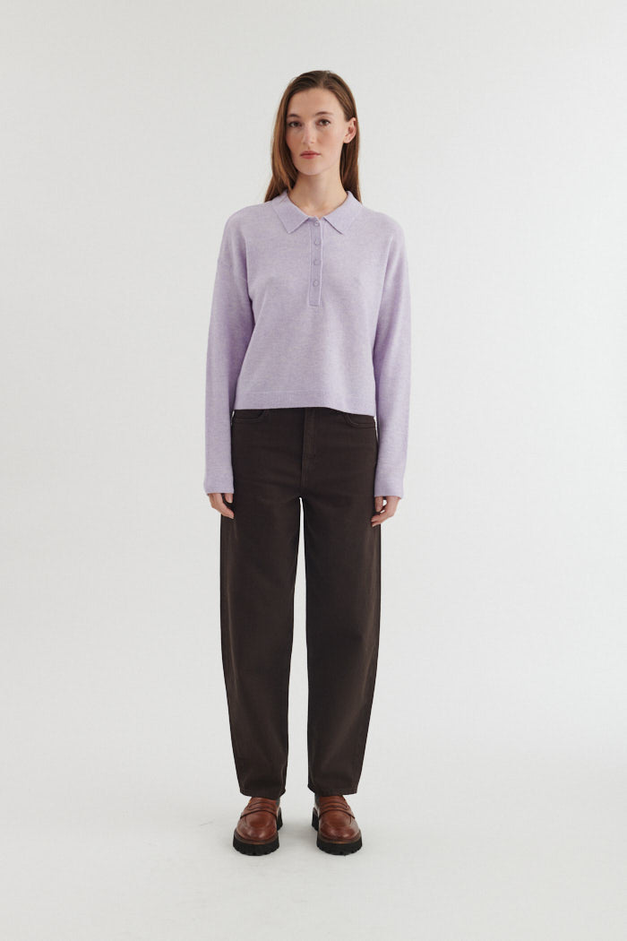 basic-apparel-selem-ba203-04-polo-pullover-violet-tulip-merinowolle image 4