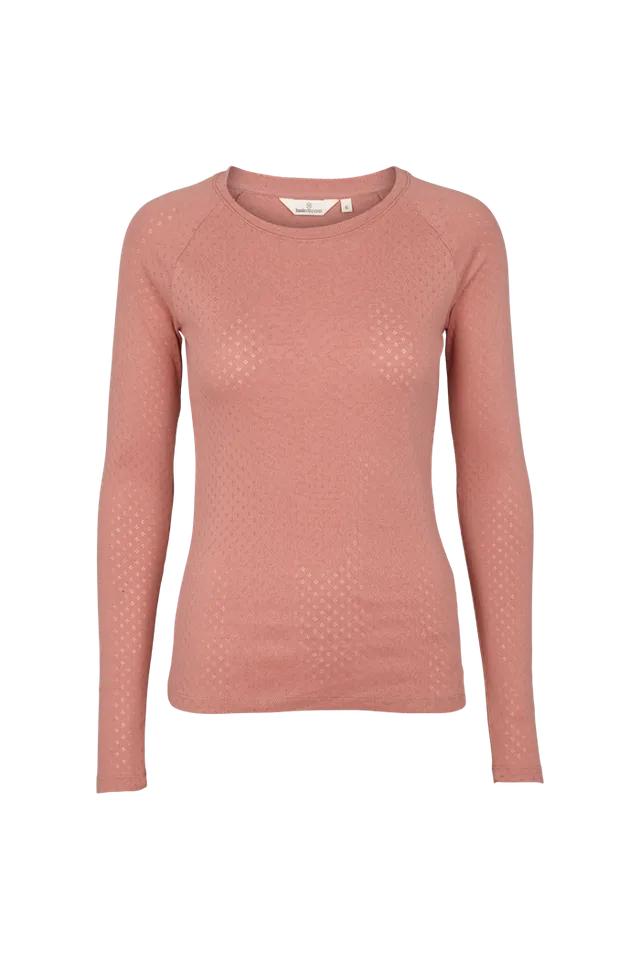 basic-apparel-arense-ls-tee-langarmshirt-old-rose-bio image 1
