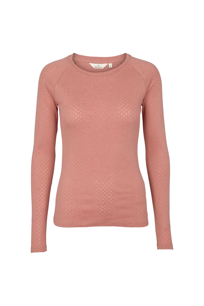 basic-apparel-arense-ls-tee-langarmshirt-old-rose-bio image 1