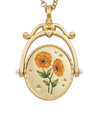fable-england-jewellery-g-initial-gerbera-gold-spinner-halskette image 3