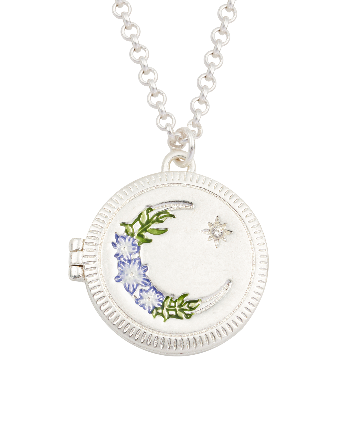 fable-england-nightshade-moon-locket-halskette-silber-medaillon image 1