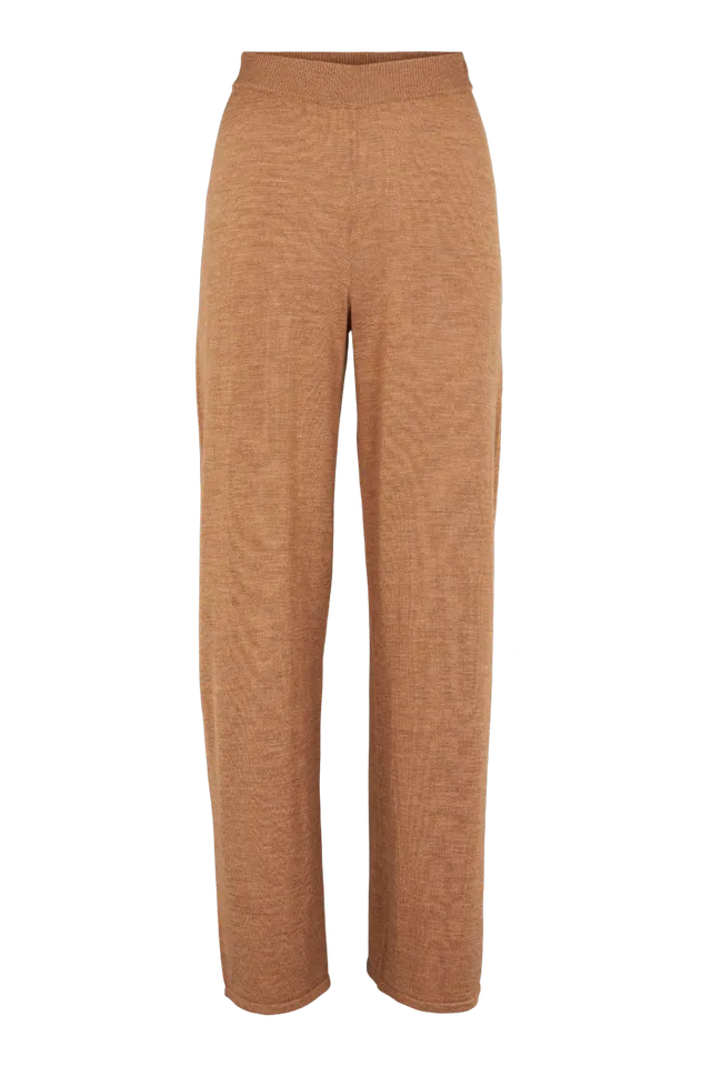 basic-apparel-vera-wide-pants-hose-merino-apple-cinnamon image 1