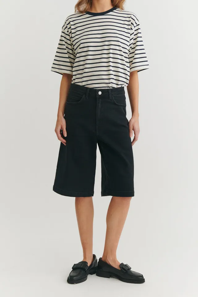 basic-apparel-ea-black-shorts-denimshorts-schwarz-bio-baumwolle image 1