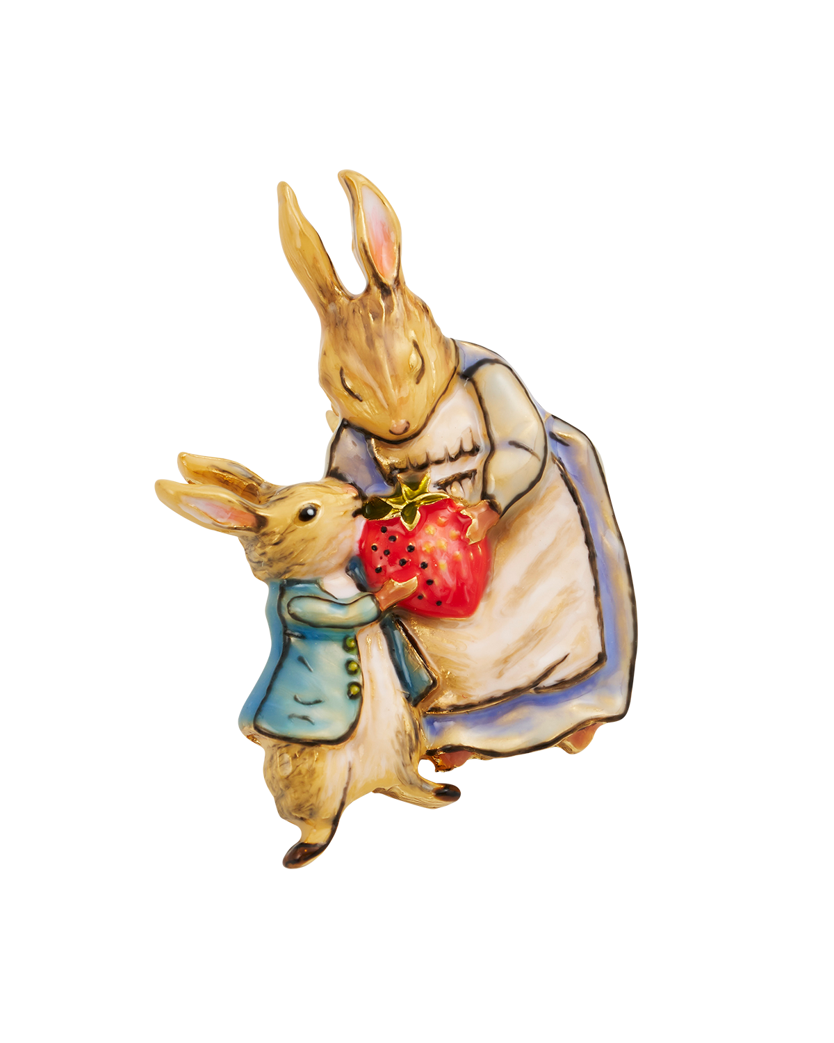 fable-england-x-peter-rabbit-mrs-rabbit-brosche-gold image 3