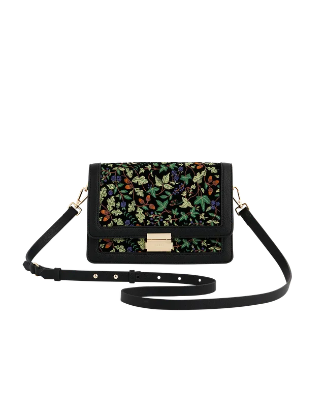 fable-england-handbags-foldover-handtasche-schwarz-bestickt image 1