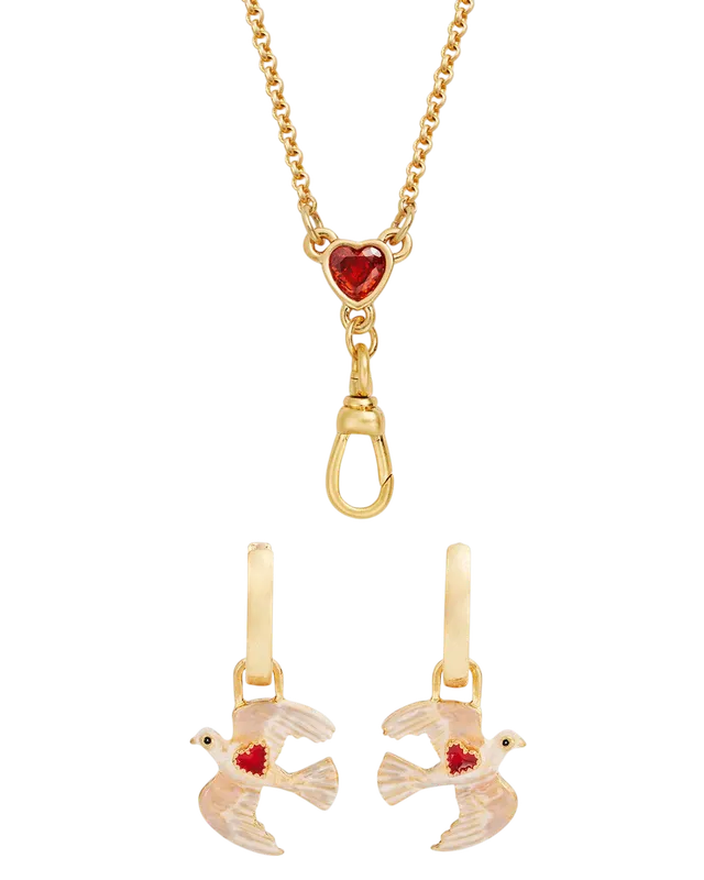 fable-england-love-serenity-schmuckset-gold-herz-taube image 1