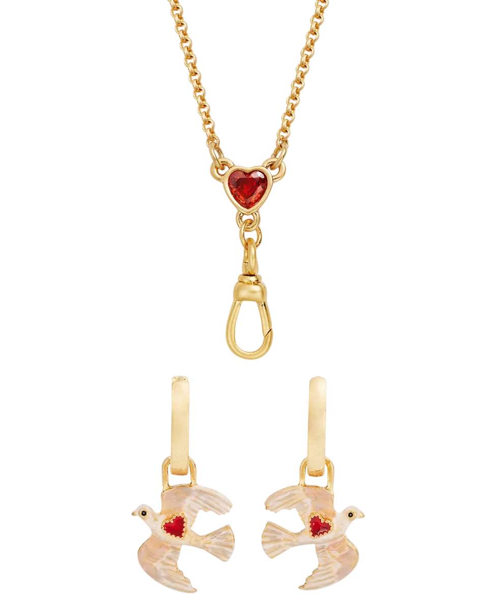 fable-england-love-serenity-schmuckset-gold-herz-taube image 1