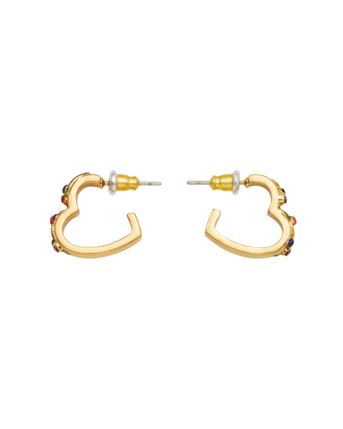 fable-england-orla-hedgerow-heart-hoop-ohrringe-gold image 4