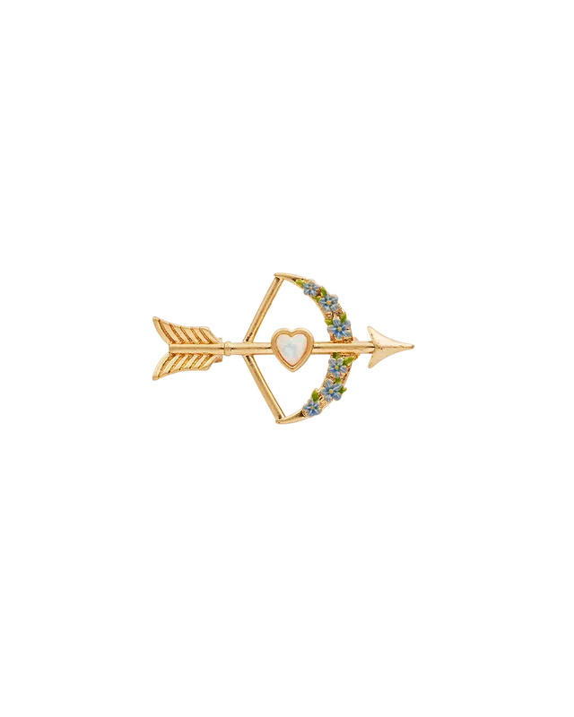 fable-england-gold-cupids-bow-arrow-brosche-herz image 1