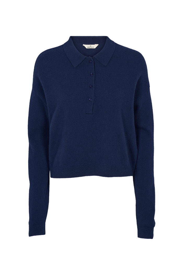 basic-apparel-selem-polo-pullover-navy-merinowolle image 1