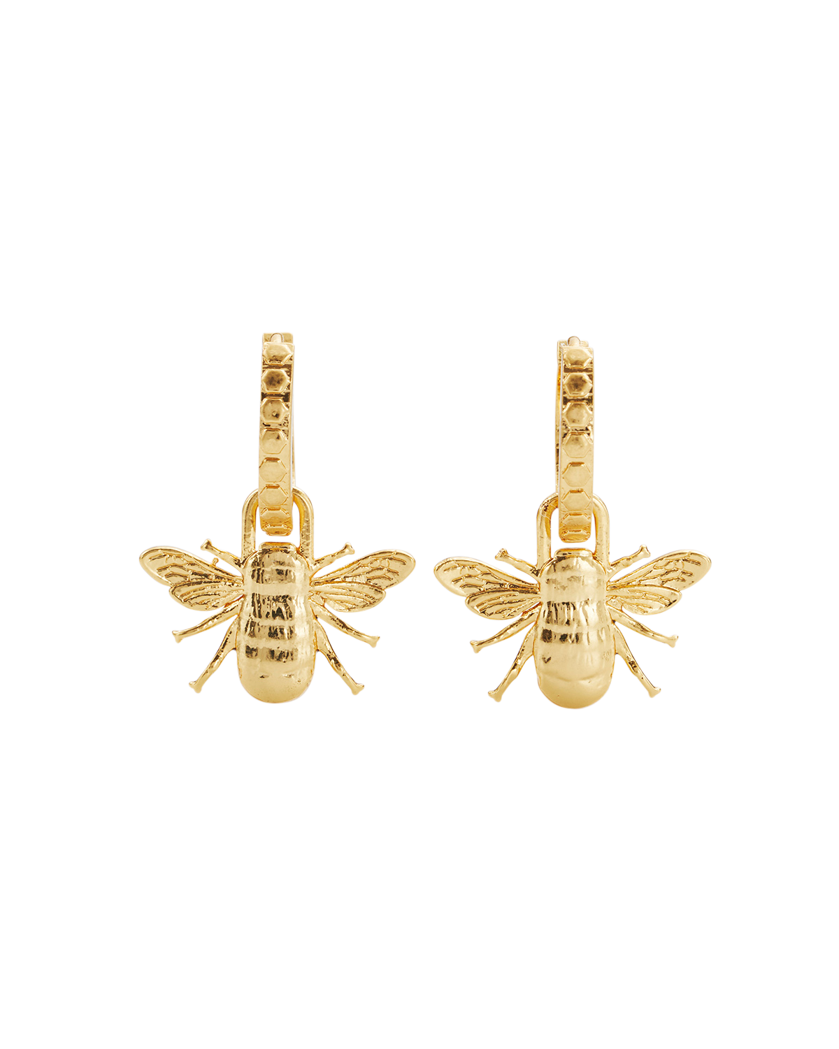 fable-england-bee-schmuckset-kette-huggie-ohrringe-gold image 8
