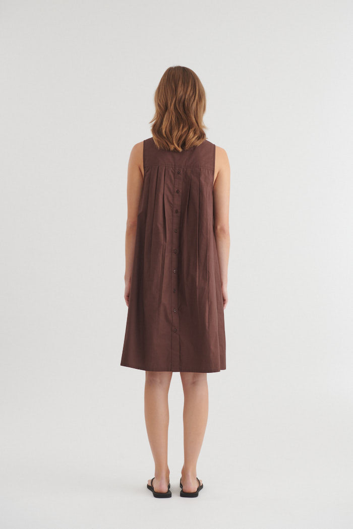 basic-apparel-ida-dress-kleid-chicory-coffee-bio-baumwolle image 2