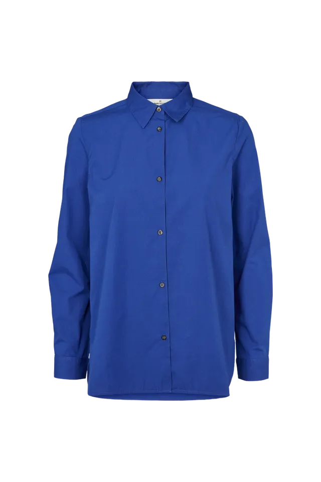basic-apparel-vilde-classic-shirt-bluse-clematis-blue-bio-baumwolle image 1