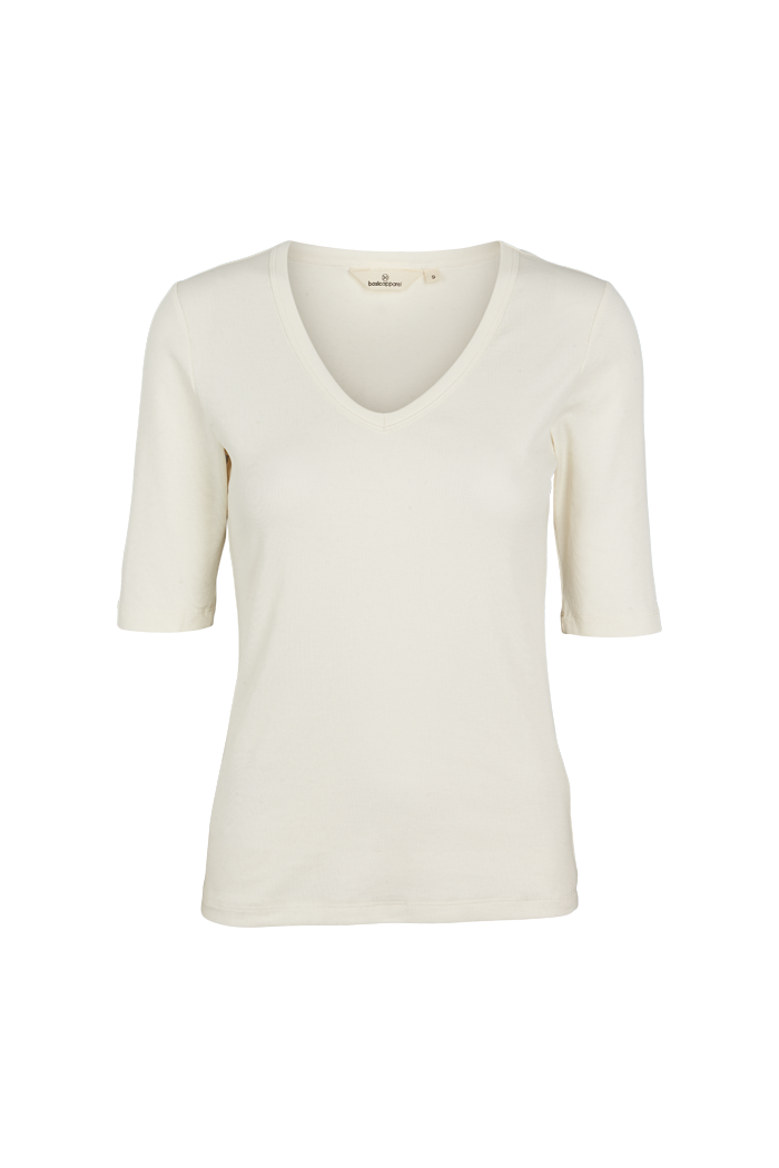 basic-apparel-ludmilla-v-neck-ba146-03-t-shirt-whisper-white image 5
