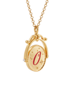 fable-england-jewellery-o-initial-orchid-spinner-kette-gold image 7