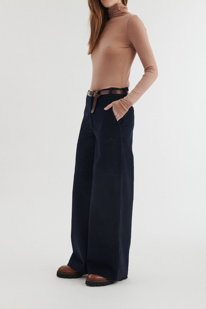 basic-apparel-millu-pants-cordhose-india-ink-bio-baumwolle image 3