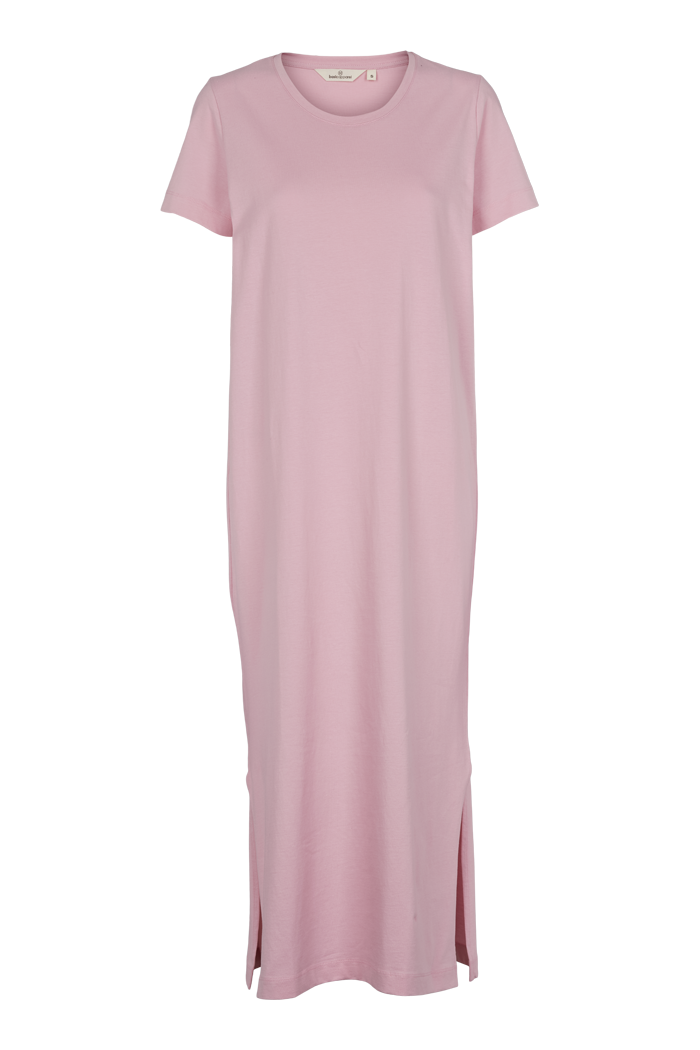 basic-apparel-rebekka-dress-kleid-pink-nectar-bio-baumwolle image 1