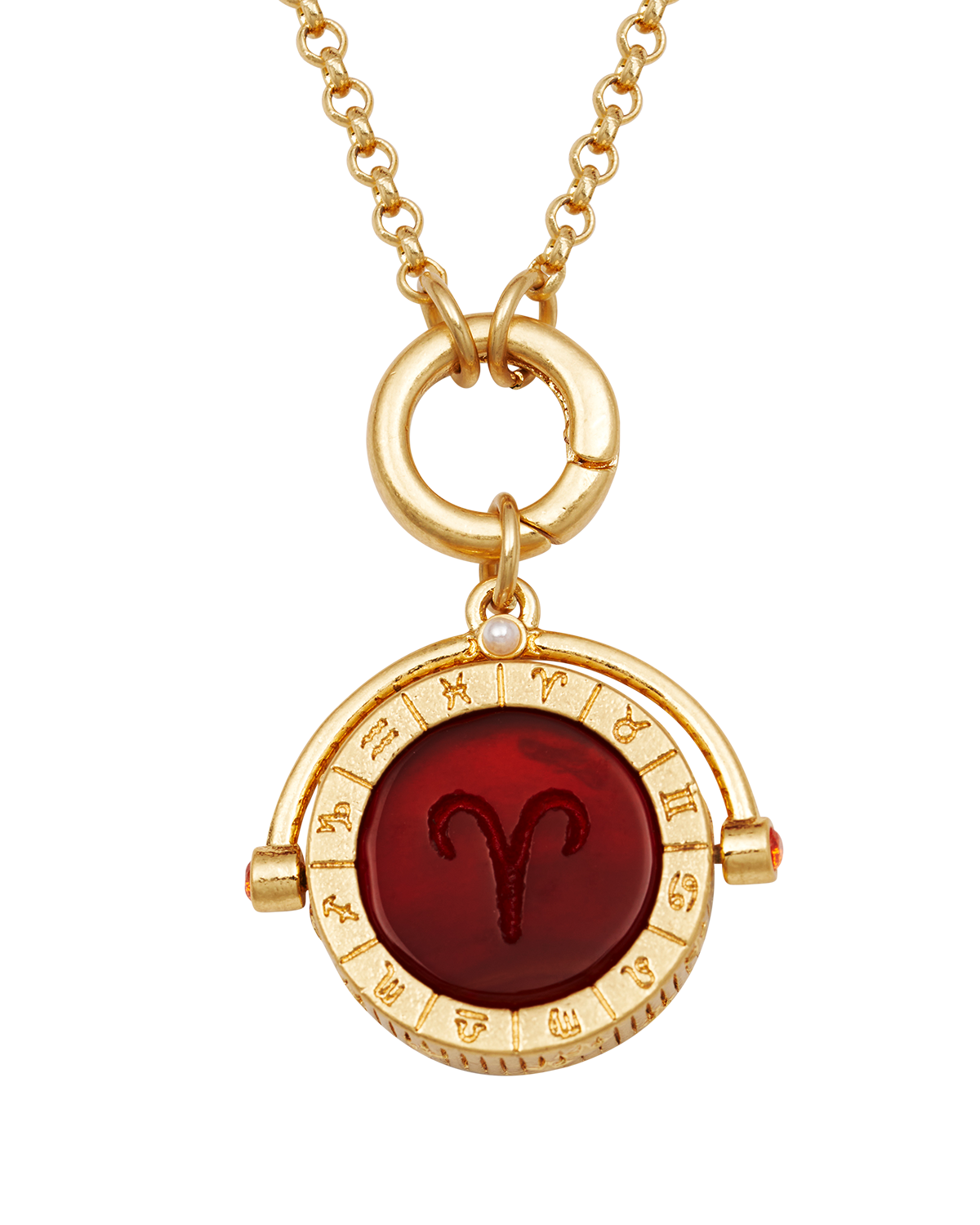fable-england-aries-spinner-halskette-gold-widder image 3