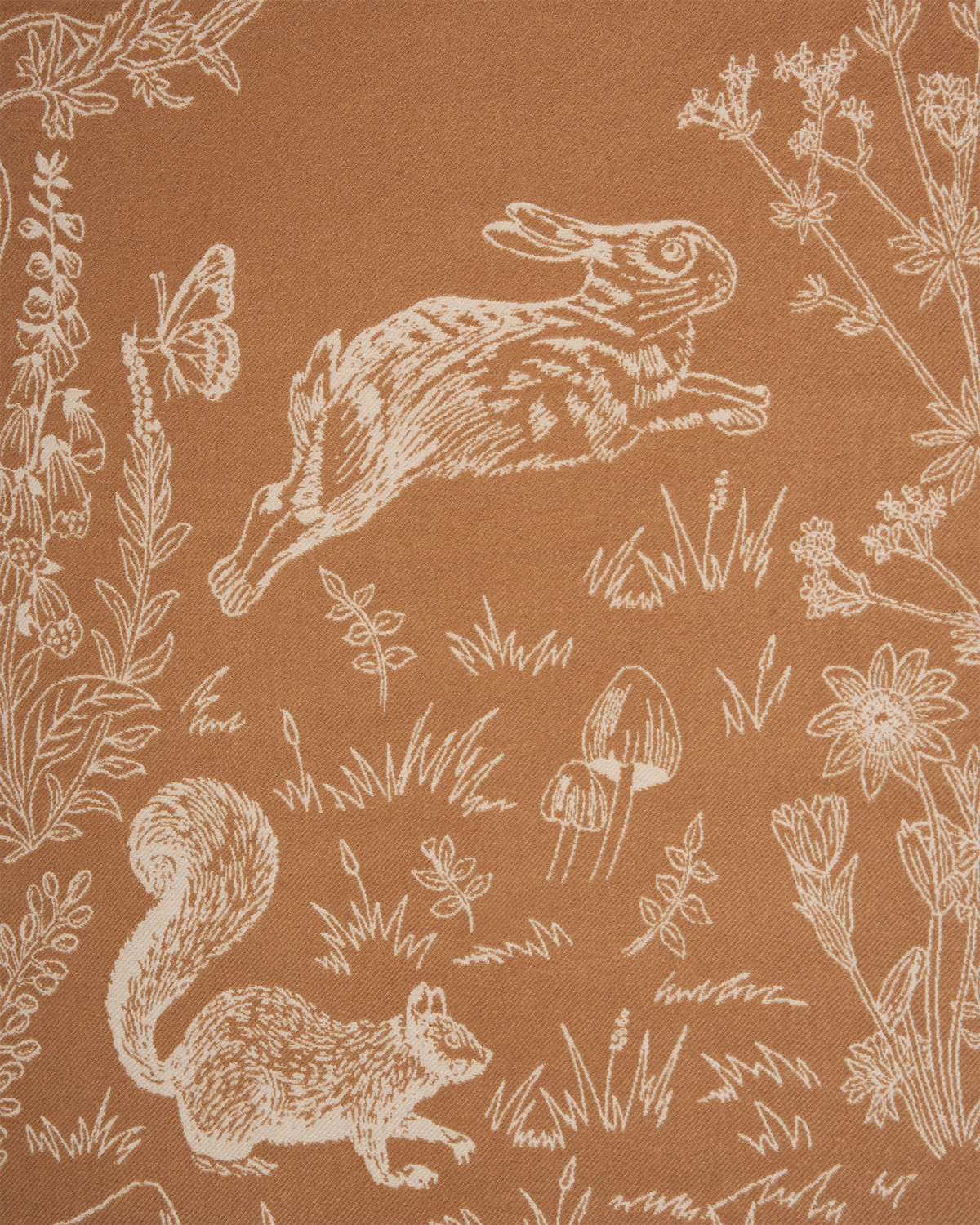 fable-england-woodland-winterschal-tan-karo-jacquard image 4