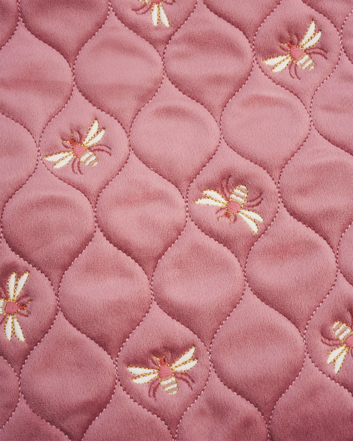 fable-england-accessories-schmuckrolle-biene-rosa-samt image 8