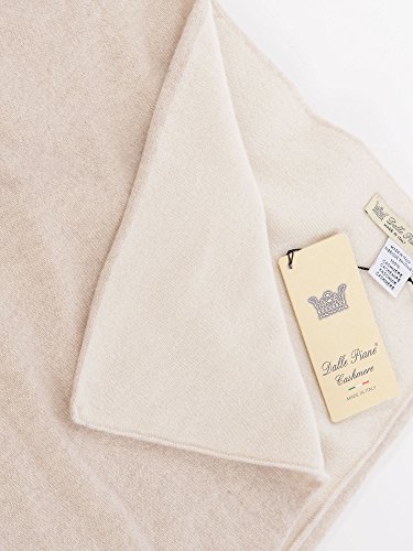dalle-piane-cashmere-babydecke-bicolor-beige-85x85-kaschmir image 7