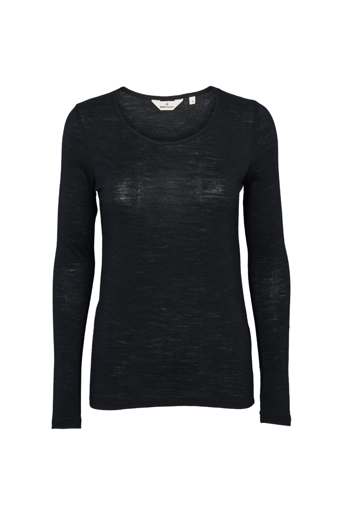 basic-apparel-rinja-ls-tee-langarmshirt-black-wolle image 5