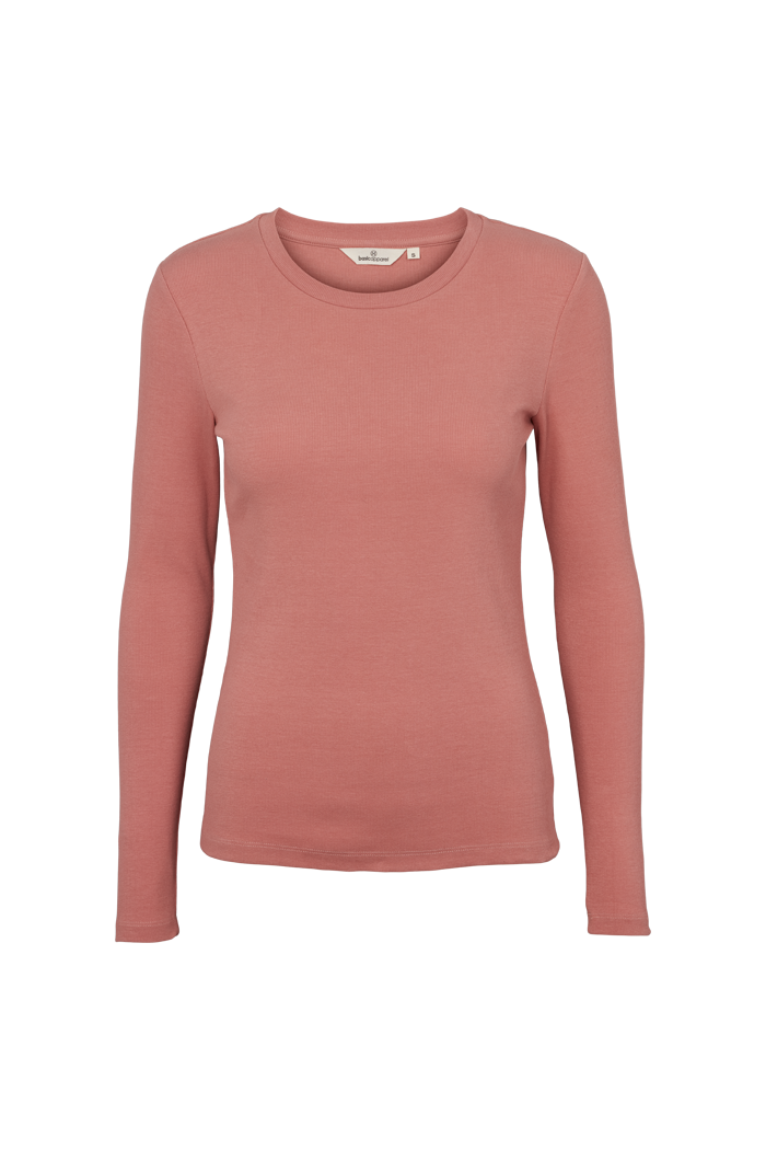 basic-apparel-ludmilla-ls-tee-langarmshirt-rosa-bio-baumwolle image 1